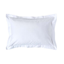 Homescapes White Egyptian Cotton Oxford Pillowcase 1000 Tc - thumbnail 1