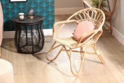 Desser Nordic Indoor Rattan Chair In Natural (H)84Cm X (W)83Cm X (D)72Cm - thumbnail 7