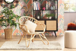 Desser Nordic Indoor Rattan Chair In Natural (H)84Cm X (W)83Cm X (D)72Cm - thumbnail 8