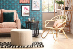 Desser Nordic Indoor Rattan Chair In Natural (H)84Cm X (W)83Cm X (D)72Cm - thumbnail 9