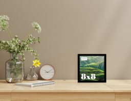 8X8 Black Picture Frame (20.3 X 20.3Cm) Poster, Photo, Artwork, Gallery Wall Or Print - thumbnail 2