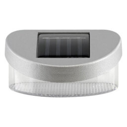 Geezy Solar Powered Led Garden Fence Lights Waterproof Outdoor Wall Lights Set Of 4 - thumbnail 2