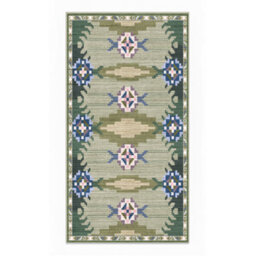 Decoranddecor Rug, Washable Rugs, Bedroom Kitchen Rugs, 80X150Cm, Non-Slip, Pet Friendly, Low Pile, Geometric Rug - Sore - thumbnail 2