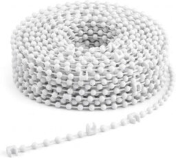 "First Blind Vertical Blind Weights Repair Kit 89mm (3.5"") 50 Bottom Weights, 50 Top Hangers, 10M Beaded Chain" - thumbnail 5