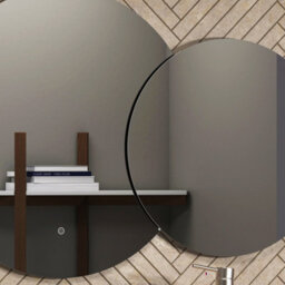 Royal Bathrooms Enso 800 X 600mm Round Led Illuminated Bathroom Twin Mirror - Anti-Fog - thumbnail 9