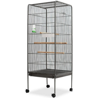 Walplus Bird Cage Black 54X54X146 Cm Steel - image 1