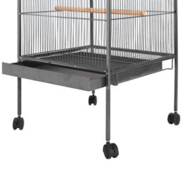 Walplus Bird Cage Black 54X54X146 Cm Steel - thumbnail 2