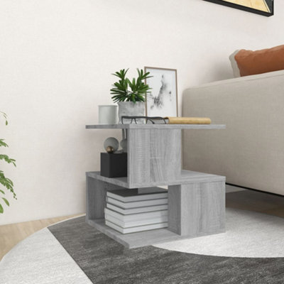 Berkfield Side Table Grey Sonoma 40X40X40 Cm Engineered Wood - image 1
