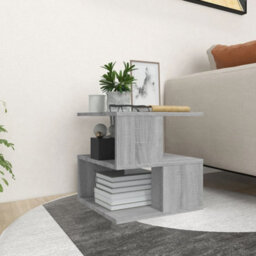 Berkfield Side Table Grey Sonoma 40X40X40 Cm Engineered Wood - thumbnail 1