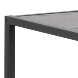 Wyld Haus El Paso Wide Black Metal Bookcase, 4 Shelves, 1140 X 350 X 780 mm - thumbnail 5