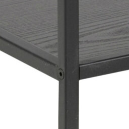 Wyld Haus El Paso Wide Black Metal Bookcase, 4 Shelves, 1140 X 350 X 780 mm - thumbnail 7