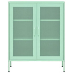 Vidaxl Storage Cabinet Mint 80X35X101.5 Cm Steel - thumbnail 3