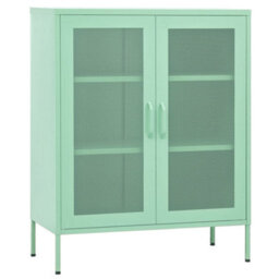 Vidaxl Storage Cabinet Mint 80X35X101.5 Cm Steel - thumbnail 2