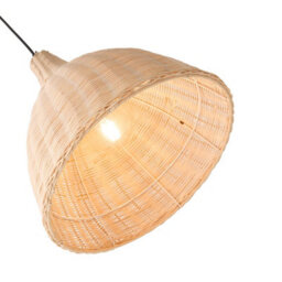 Living And Home 60W Rattan Semi-Open E27 Socket Ceiling Lamp Pendant Light With 3-Colour Dimming - thumbnail 7