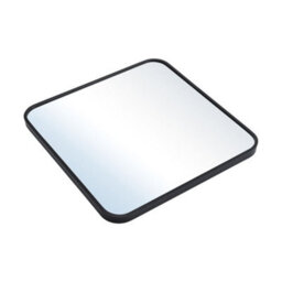 Living And Home Black Square Wall Bathroom Framed Mirror Vanity Mirror Makeup Mirror For Dressing Table 600 mm X 600 mm - thumbnail 3