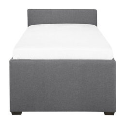 Beliani Trundle Bed Fabric Marmande 90 X 200 Cm (Eu Single) Dark Grey - thumbnail 8