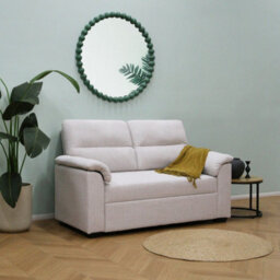 Tivoli 2 Seater Pull Out Sofa Bed In Soft Woven Fabric  Grey