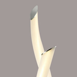 Luminosa Lighting Luminosa Armonia 2 Light Table Lamp, 18W Led, 3000K, 1350Lm, Polished Chrome, Frosted Acrylic - thumbnail 4