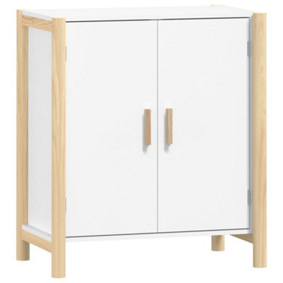 Berkfield Classic Sideboard White 62X38X70 Cm Engineered Wood - image 1
