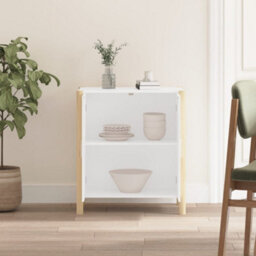 Berkfield Classic Sideboard White 62X38X70 Cm Engineered Wood - thumbnail 3