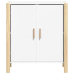 Berkfield Classic Sideboard White 62X38X70 Cm Engineered Wood - thumbnail 5