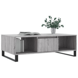 Berkfield Coffee Table Grey Sonoma 104X60X35 Cm Engineered Wood - thumbnail 3