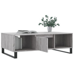 Berkfield Coffee Table Grey Sonoma 104X60X35 Cm Engineered Wood - thumbnail 4