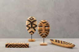 Orsina Bantu Tribal Wooden Tealight Holder - thumbnail 5