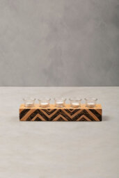 Orsina Bantu Tribal Wooden Tealight Holder - thumbnail 2