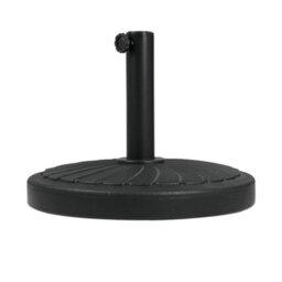Breeins Black 20Kg Leaf Effect Cement Outdoor Parasol Base Umbrella Stand - thumbnail 6