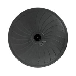 Breeins Black 20Kg Leaf Effect Cement Outdoor Parasol Base Umbrella Stand - thumbnail 3