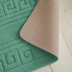 Gc Gaveno Cavailia Grecian Grace 2 Piece Bath Mat Set Sage Green Quick Dry Water Absorbent Bathroom Shower Mat & Pedestal Set - thumbnail 4