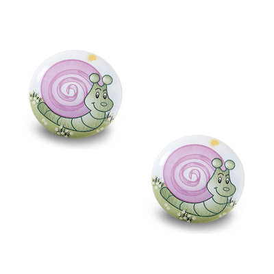 Decoranddecor - Knobs - Cabinet Door Knob - Drawer Knobs - Cupboard Knobs - Kids Snail - Bimba - Pair - image 1