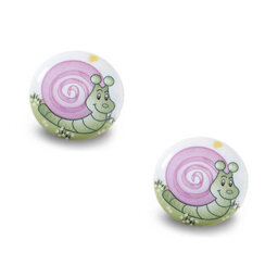Decoranddecor - Knobs - Cabinet Door Knob - Drawer Knobs - Cupboard Knobs - Kids Snail - Bimba - Pair - thumbnail 1