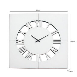 Vanity Living Josy 80Cm Mirror Wall Clock For Living Room Decor, Modern Wall Clock For Bedroom - thumbnail 2