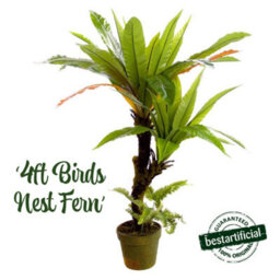 Best Artificial 120Cm 4Ft Birds Nest Fern Plant - thumbnail 2