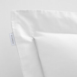Bianca Fine Linens 200 Thread Count Cotton Percale Oxford 50X75Cm + Border Pack Of 2 Pillow Cases With Envelope Closure White - thumbnail 3