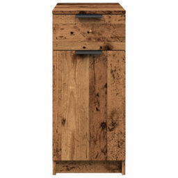Berkfield Desk Cabinet Old Wood 33X50X75 Cm Engineered Wood - thumbnail 5