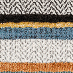 Livabliss Lofty-Shaggy Off-White Black Yellow Vintage Boho Plush Soft Pile Fringe Living Bedroom Rug 200 X 275 Cm Easy Care, Non Shedding - thumbnail 7