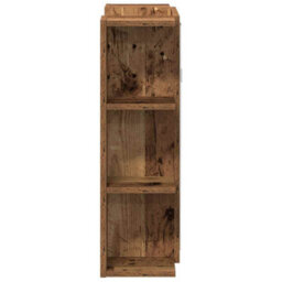 Berkfield Bathroom Mirror Cabinet Old Wood 80X20.5X64 Cm Engineered Wood - thumbnail 5