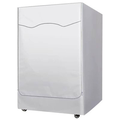 Cover For Front-Loading Washing Machine, Dustproof And Waterproof (Silver, 85 X 60 50 Cm - H W D). - image 1