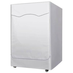 Cover For Front-Loading Washing Machine, Dustproof And Waterproof (Silver, 85 X 60 50 Cm - H W D). - thumbnail 1
