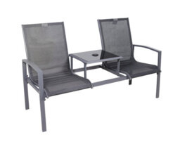 Royalcraft Sorrento 2 Seater Black Companion Set - thumbnail 5