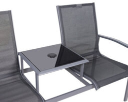 Royalcraft Sorrento 2 Seater Black Companion Set - thumbnail 6