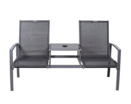 Royalcraft Sorrento 2 Seater Black Companion Set - thumbnail 2
