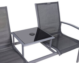 Royalcraft Sorrento 2 Seater Black Companion Set - thumbnail 3