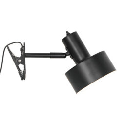 Nordlux Matis Metal Clamp Lamp Perforated Shade Black,mains - thumbnail 3