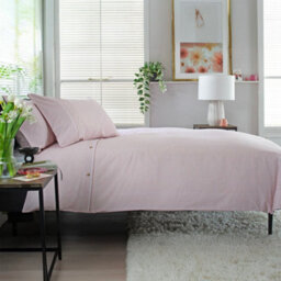 The Lyndon Company Gingham Duvet Cover Set  - Soft & Breathable Cotton With Double Piped Edges - thumbnail 2