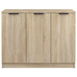 Berkfield Sideboard Sonoma Oak 90.5X30X70 Cm Engineered Wood - thumbnail 5