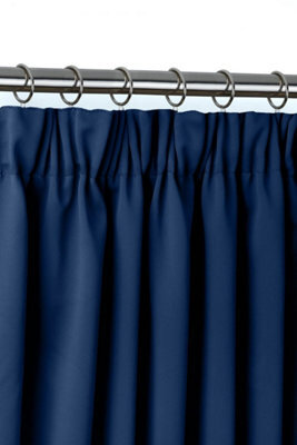 Essential Woven Thermal Blackout Pencil Pleat Curtains - image 1